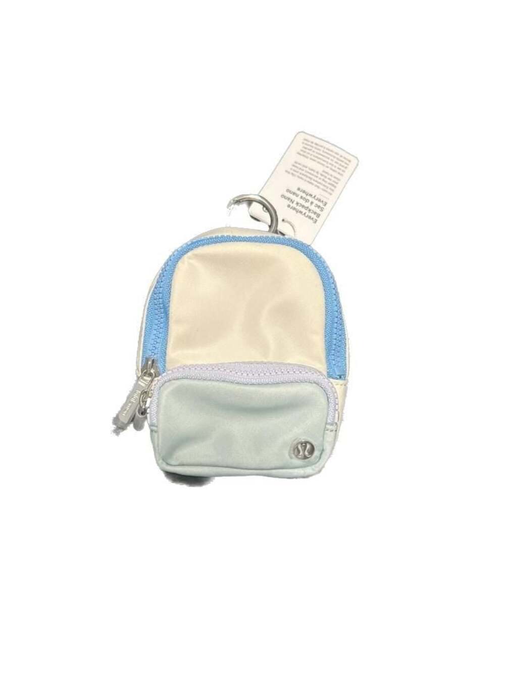 Lululemon Everywhere Backpack Nano in Light Ivory/Pelican/Sinatra Blue